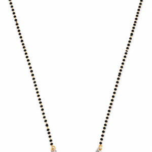 AD Mangalsutra Gold Plated American Diamond Designer Necklace for Women