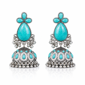 Sky Bloom Crystal Drop Earrings