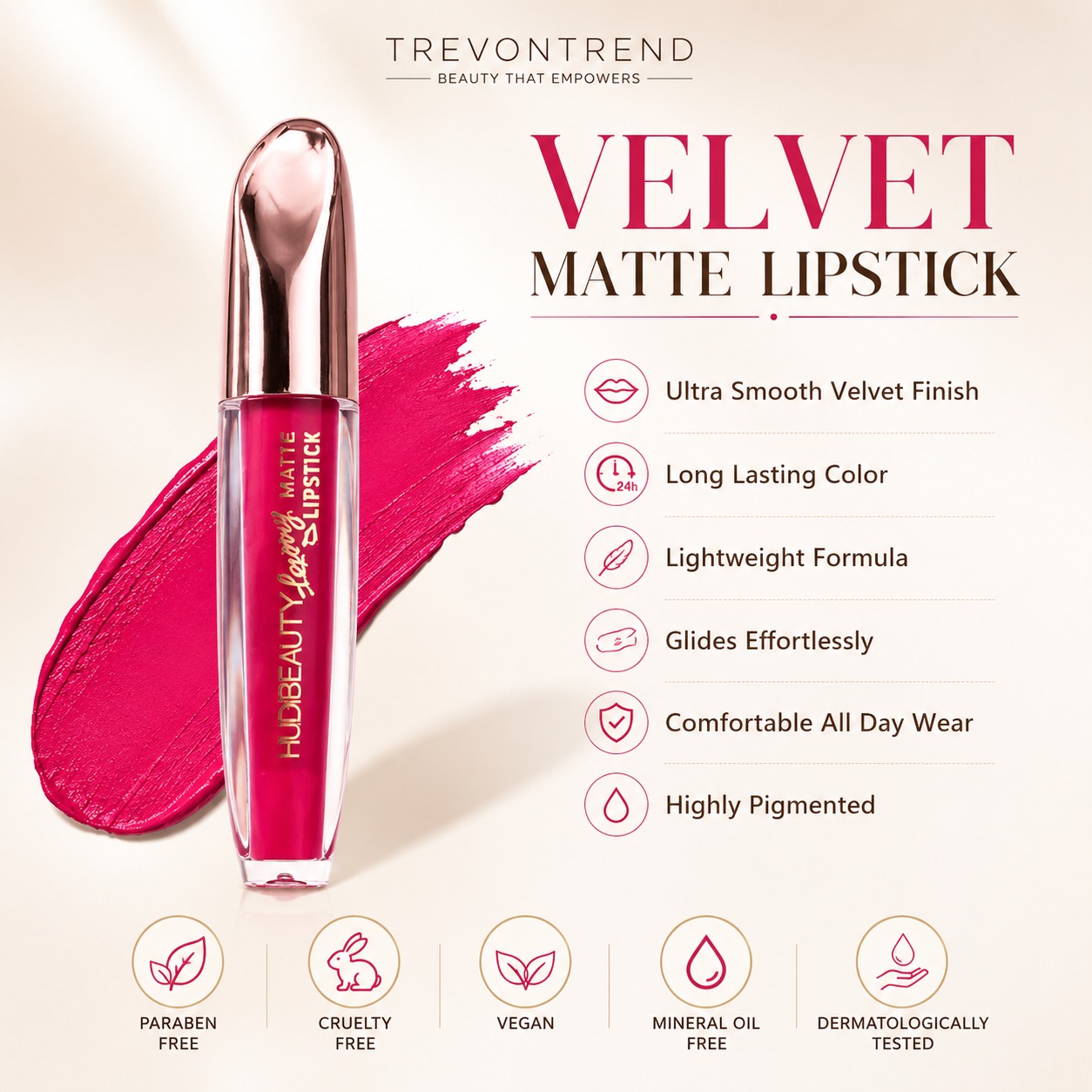 HUDA BEAUTY Liquid Matte Lipstick - Image 2