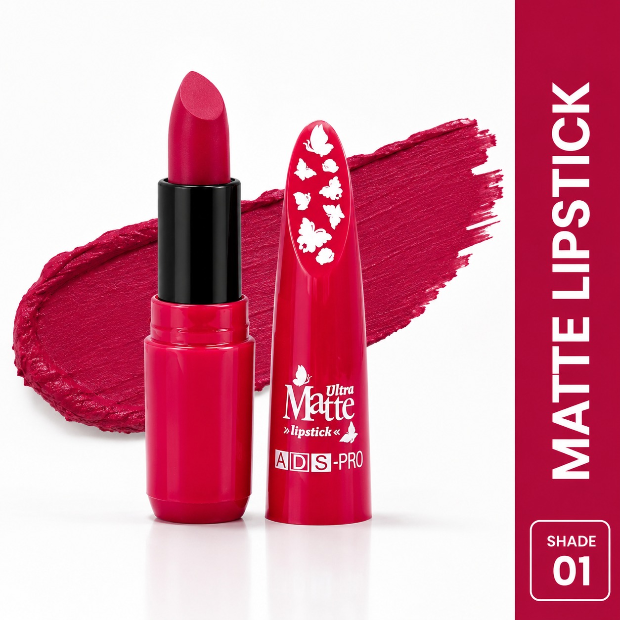 ADS-PRO Ultra Matte Lipstick – Long Lasting Ultra Matte Lipstick for Women