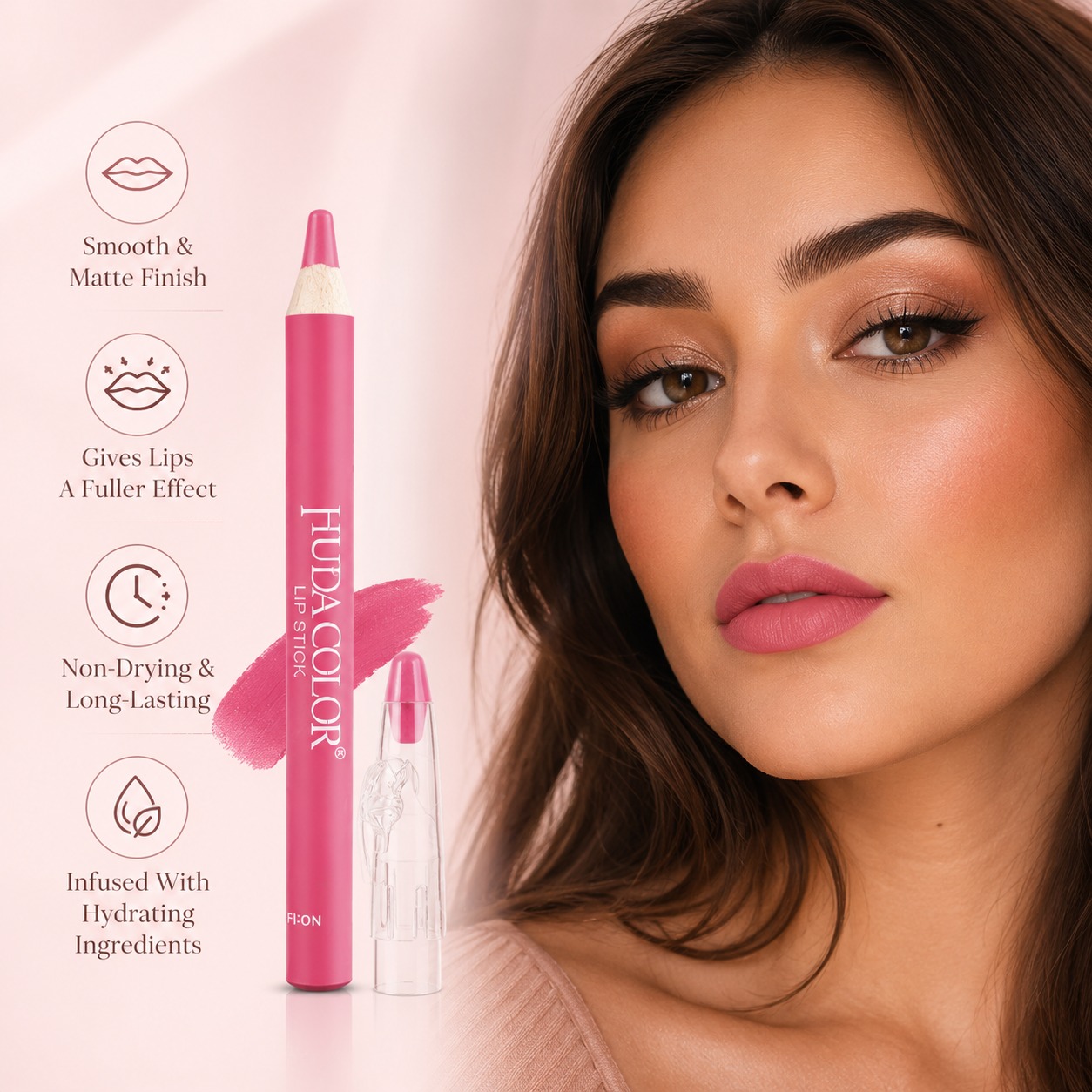 HUDA COLOR Matte Lip Liner - Image 2