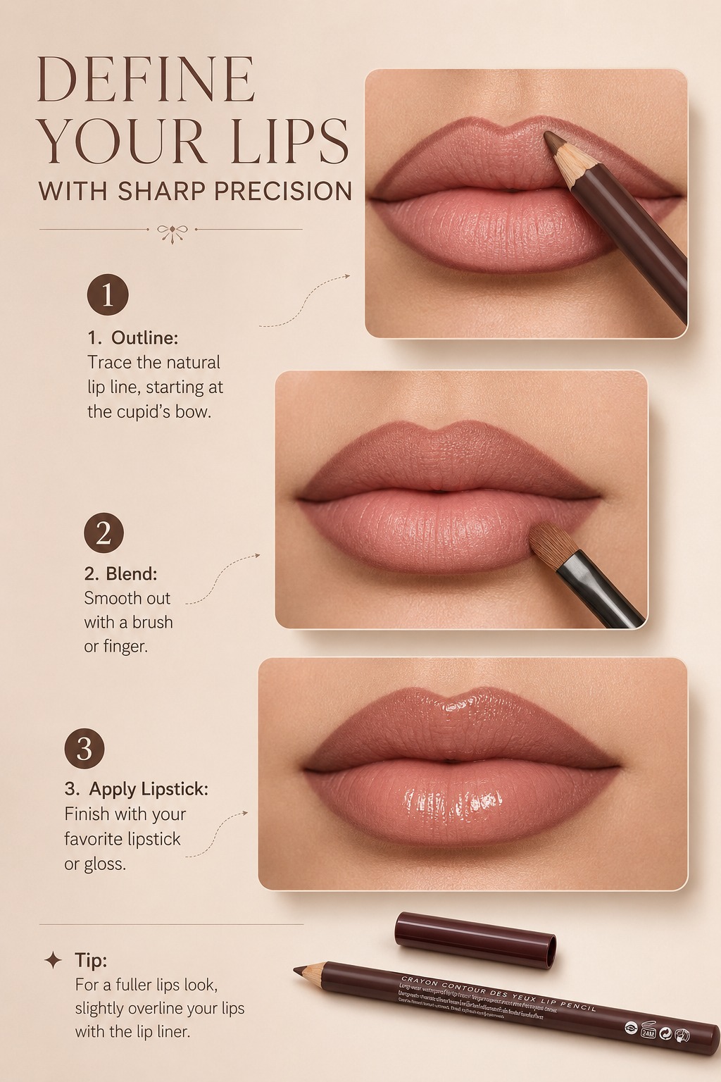 Professional Lip Liner Pencil for Perfect Lip Definition - Image 2