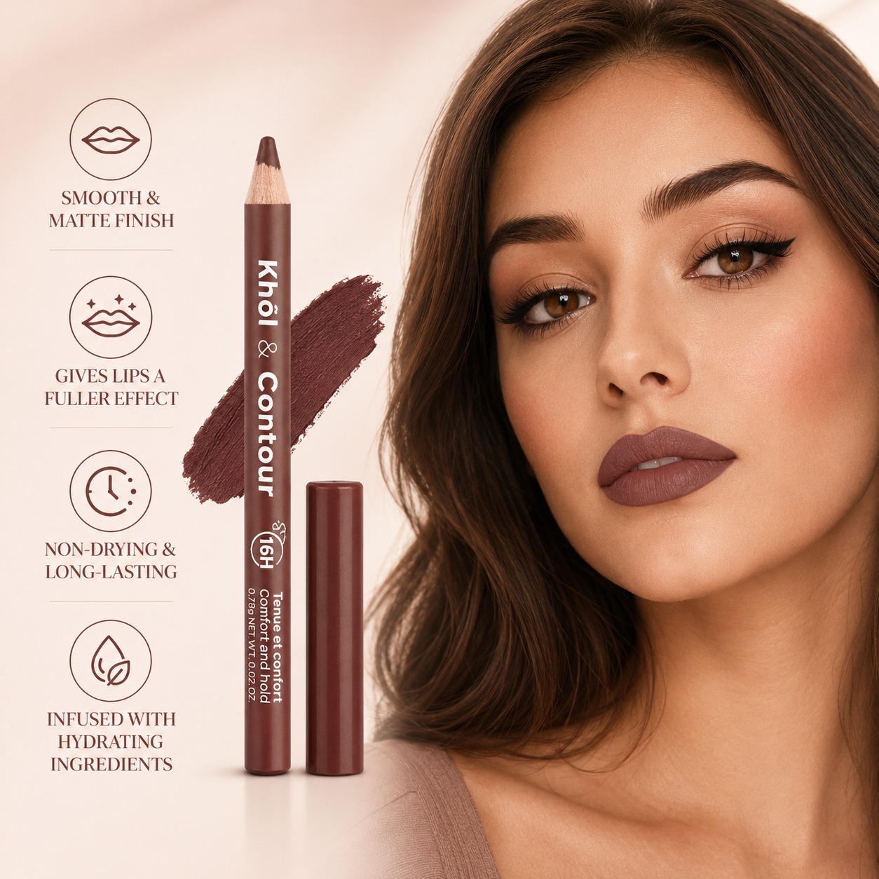 Professional Lip Liner Pencil for Perfect Lip Definition - Image 3