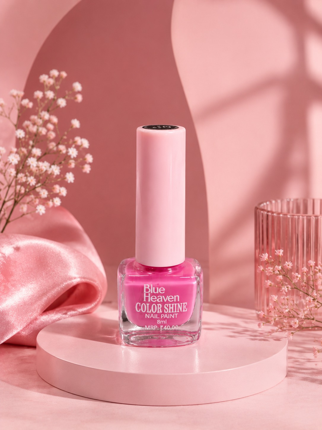 Blush Petal Pink Nail Polish – Soft & Elegant Shine - Image 3