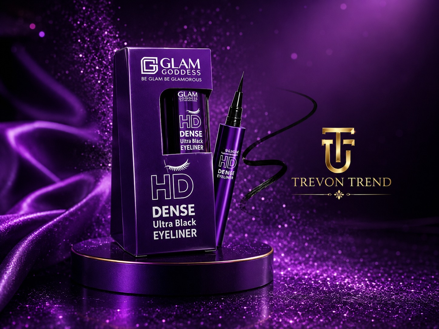 Royal Purple Elegance – HD Dense Ultra Black Eyeliner - Image 3