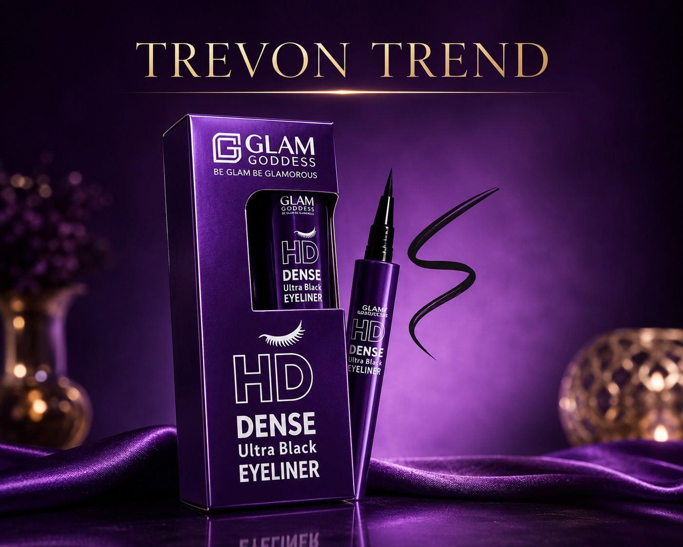 Royal Purple Elegance – HD Dense Ultra Black Eyeliner - Image 2