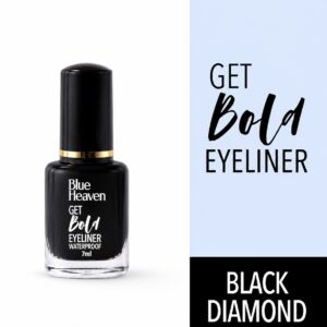 Blue Heaven Get Bold Waterproof Eyeliner with rich black long-lasting formula