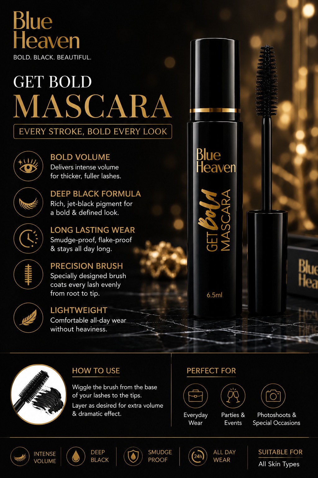 Blue Heaven Get Bold Mascara - Image 2