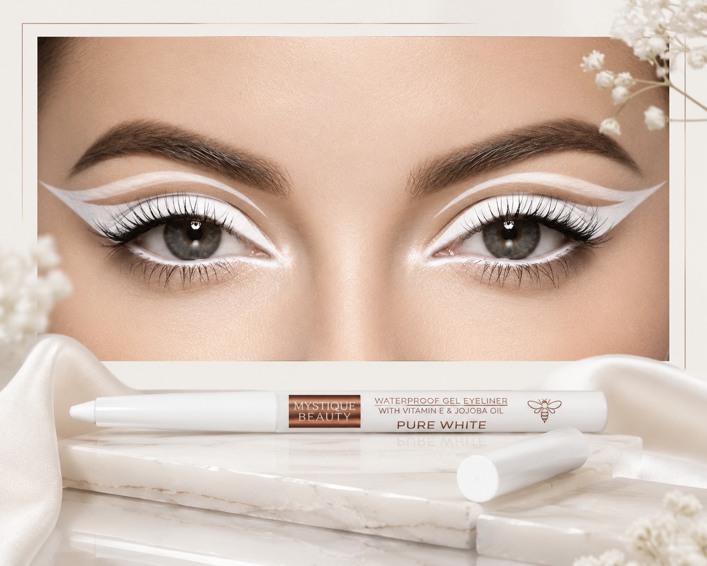 Pure White Kajal – Long Lasting White Kajal Pencil for Women