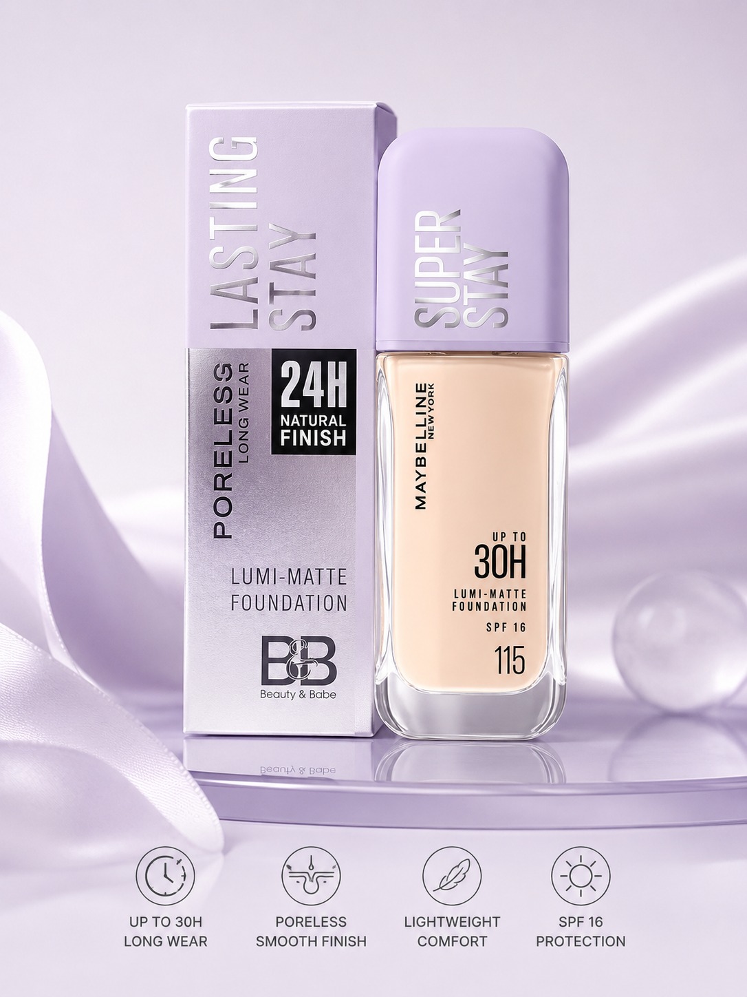 Lumi Matte Foundation – Lightweight Matte Liquid Foundation for Women