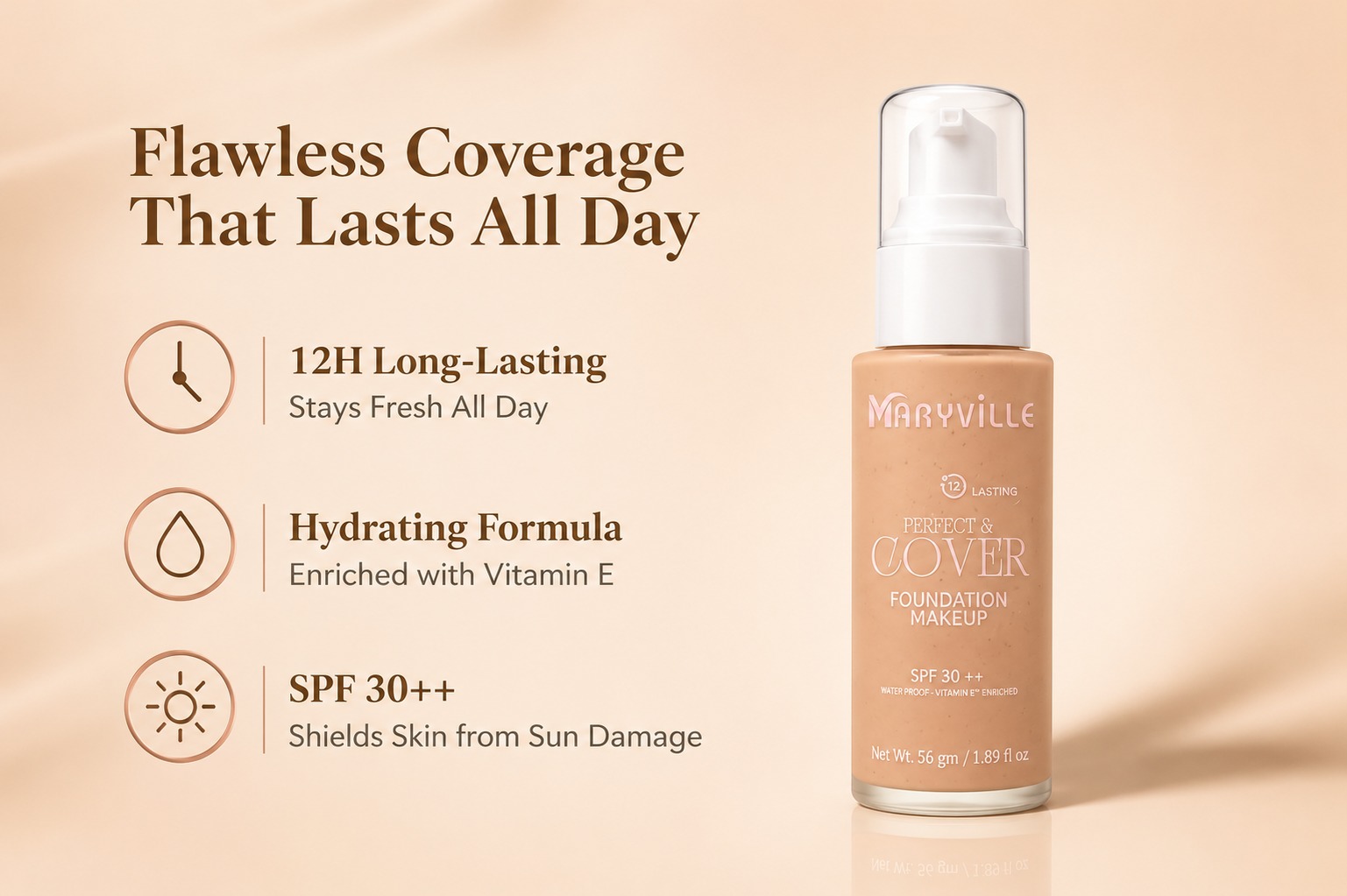 MARYVILLE Perfect & Cover Foundation - Image 5