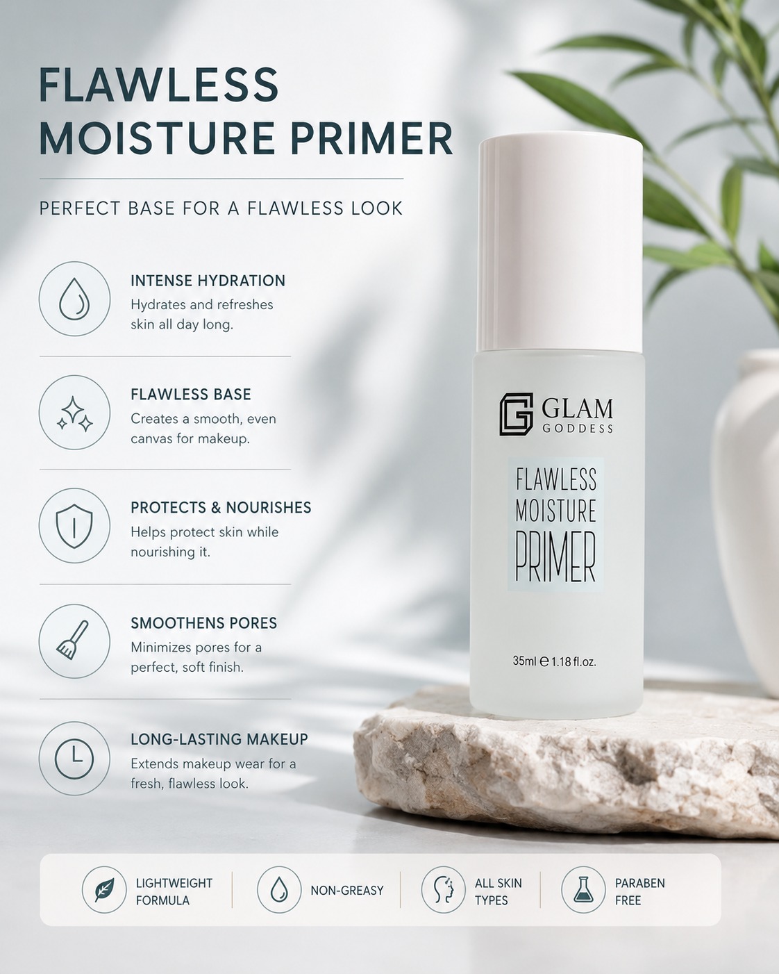 Glam Goddess Flawless Moisture Primer - Image 4