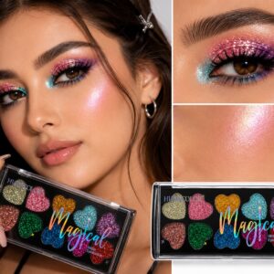 Magical Sparkle Eyeshadow Palette with matte and shimmer shades