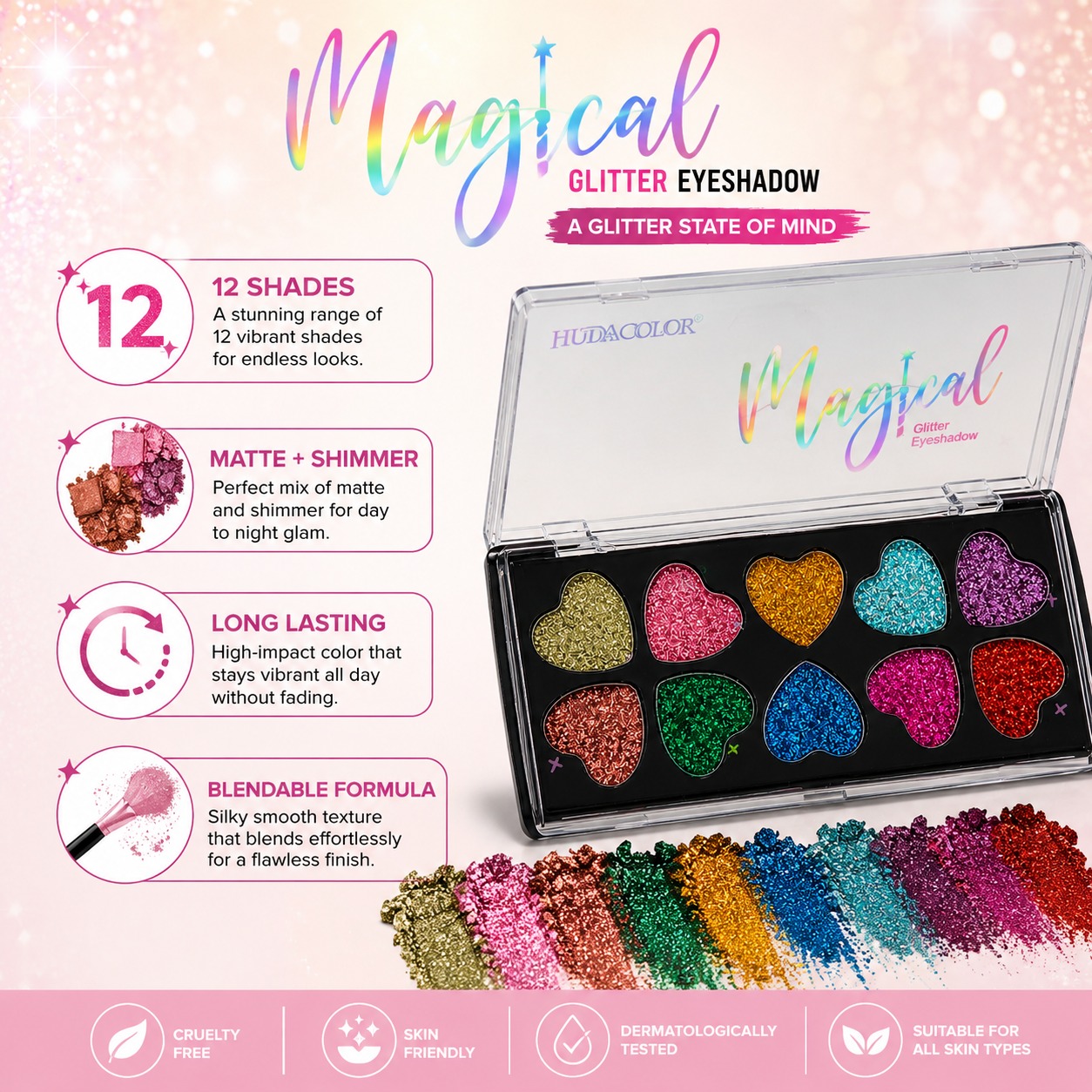 Magical Sparkle Eyeshadow Palette - Image 5