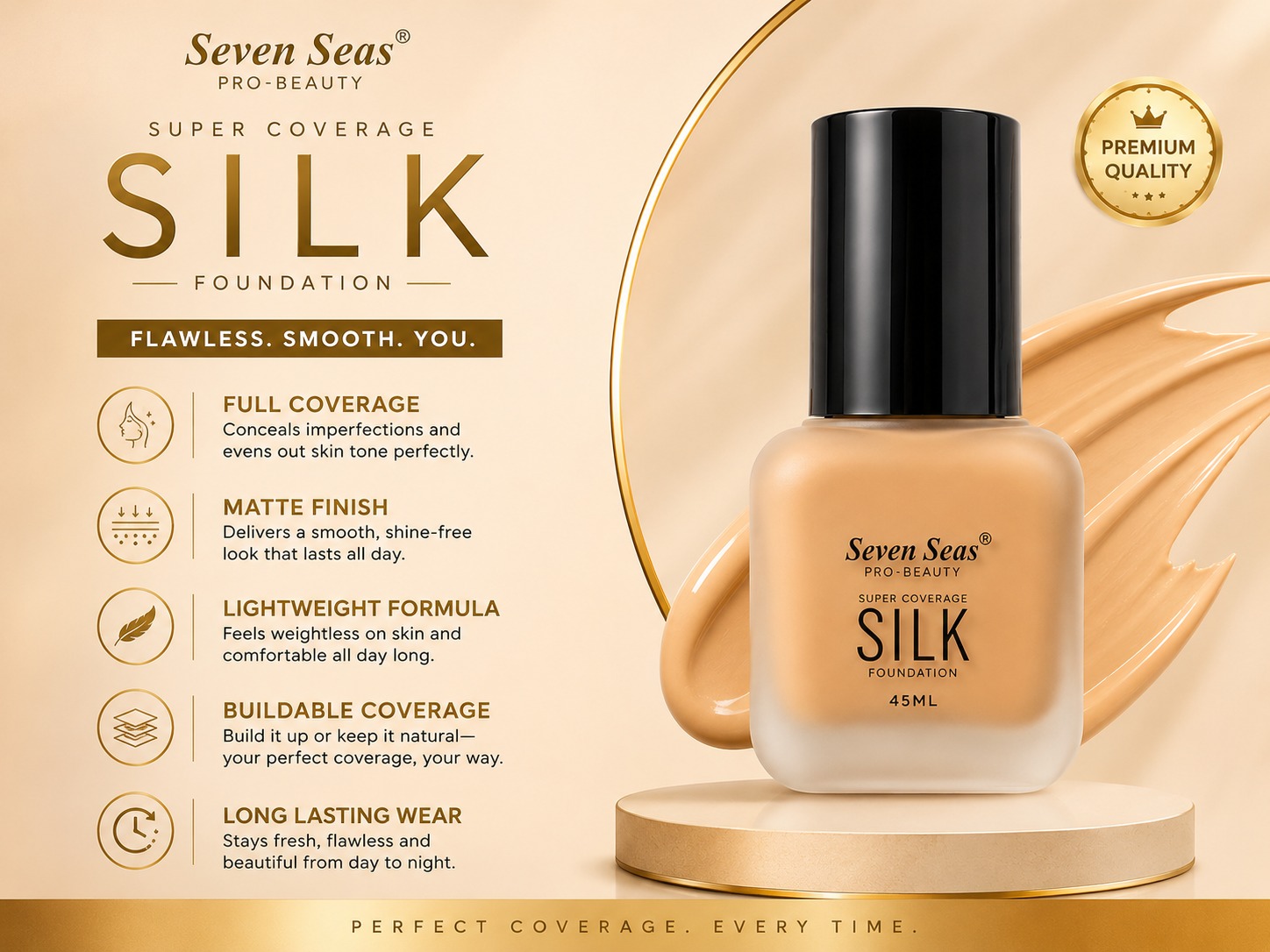 Seven Seas Pro Beauty Silk Foundation - Image 5
