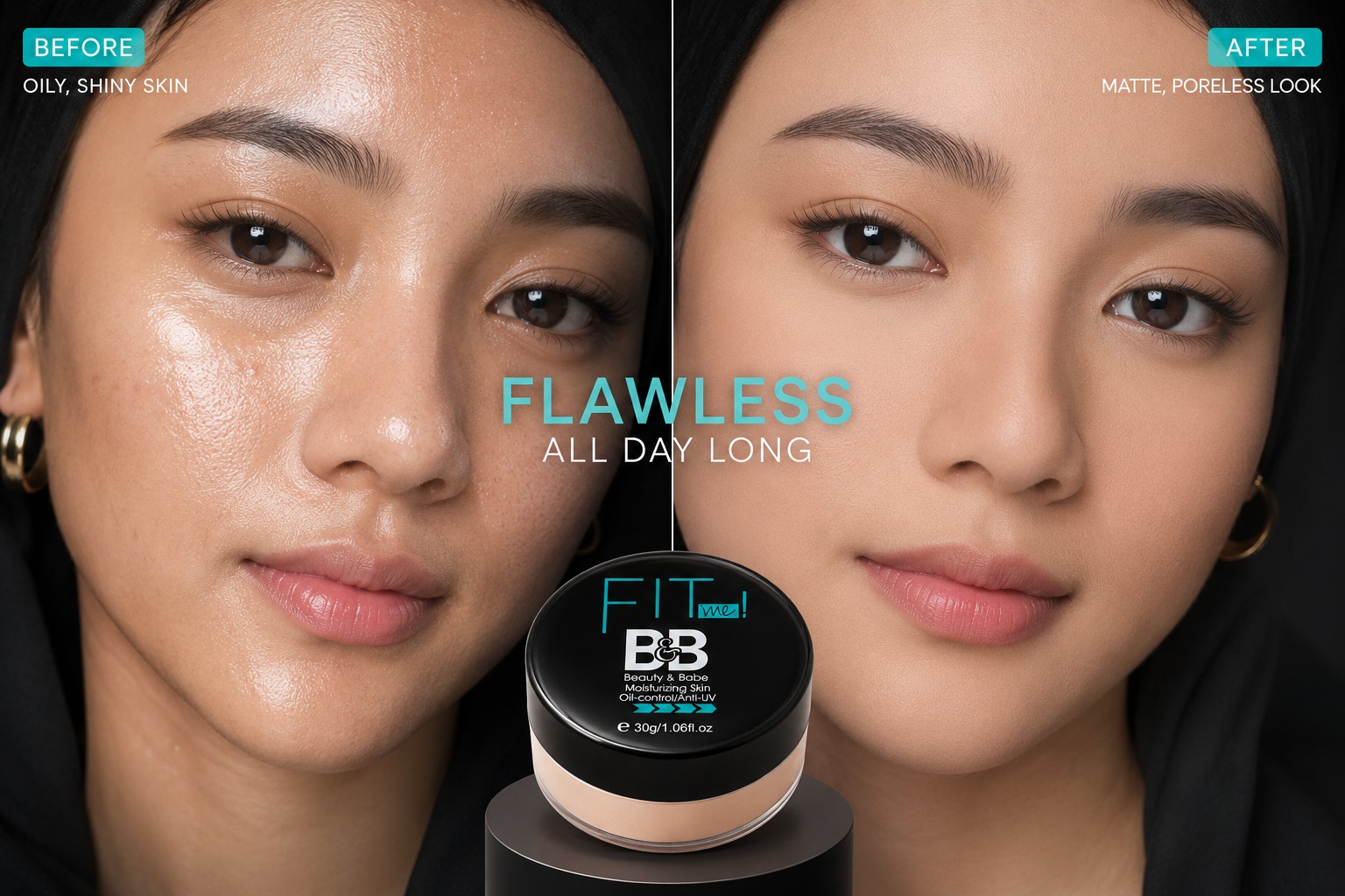 Beauty & Babe FIT Me! Pressed Powder - Image 2