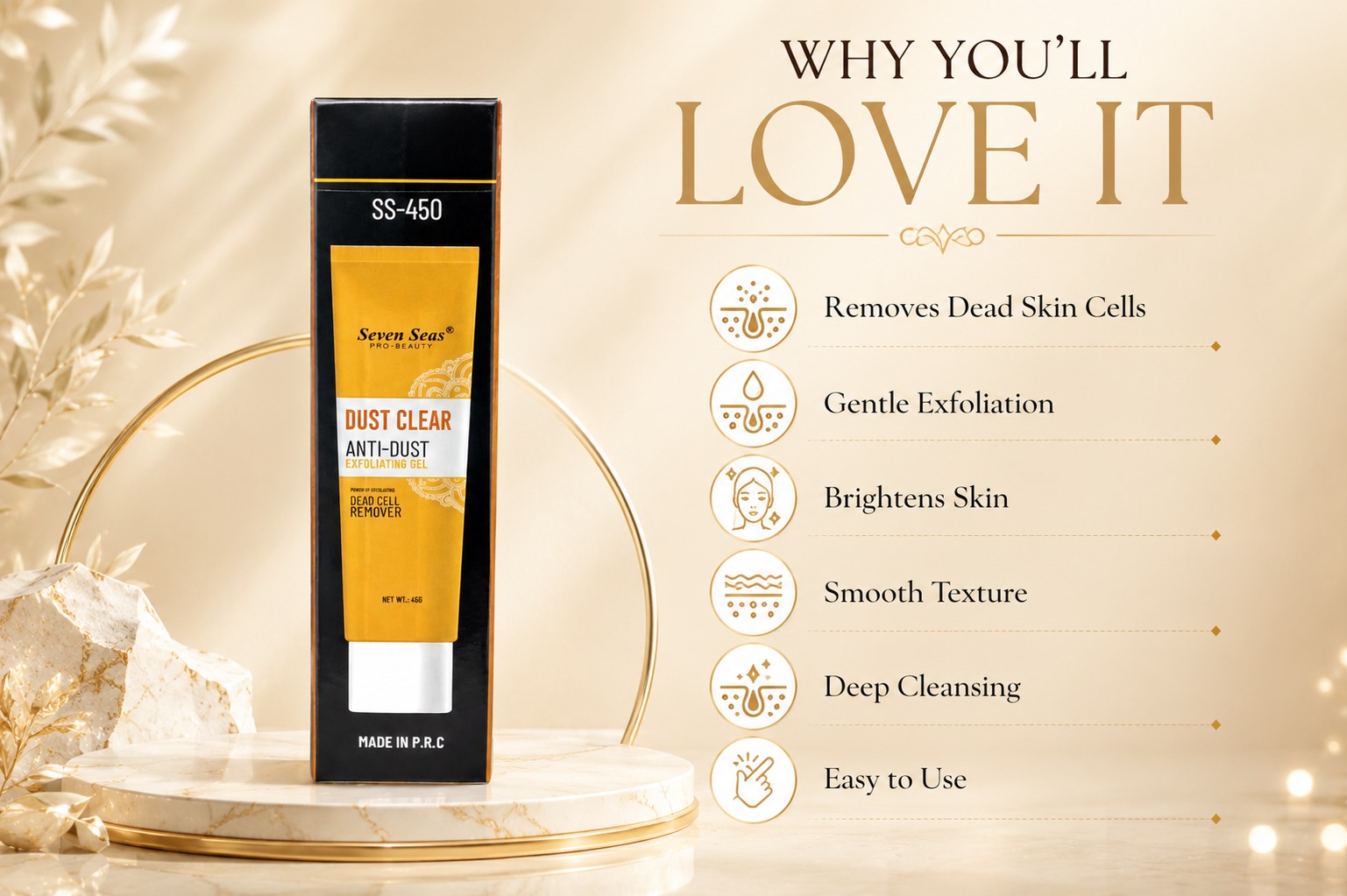 Seven Seas Dust Clear Exfoliating Gel 45g - Image 2