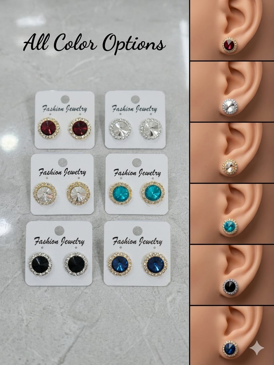 Rainbow Radiance AD Hoop Earrings