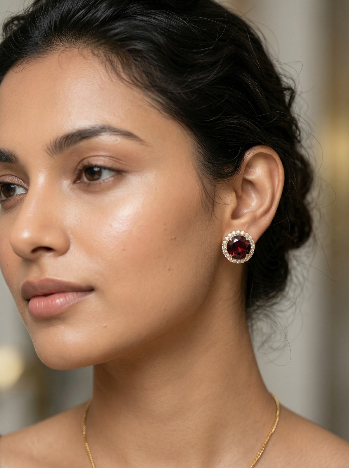 Rainbow Radiance AD Hoop Earrings - Image 4