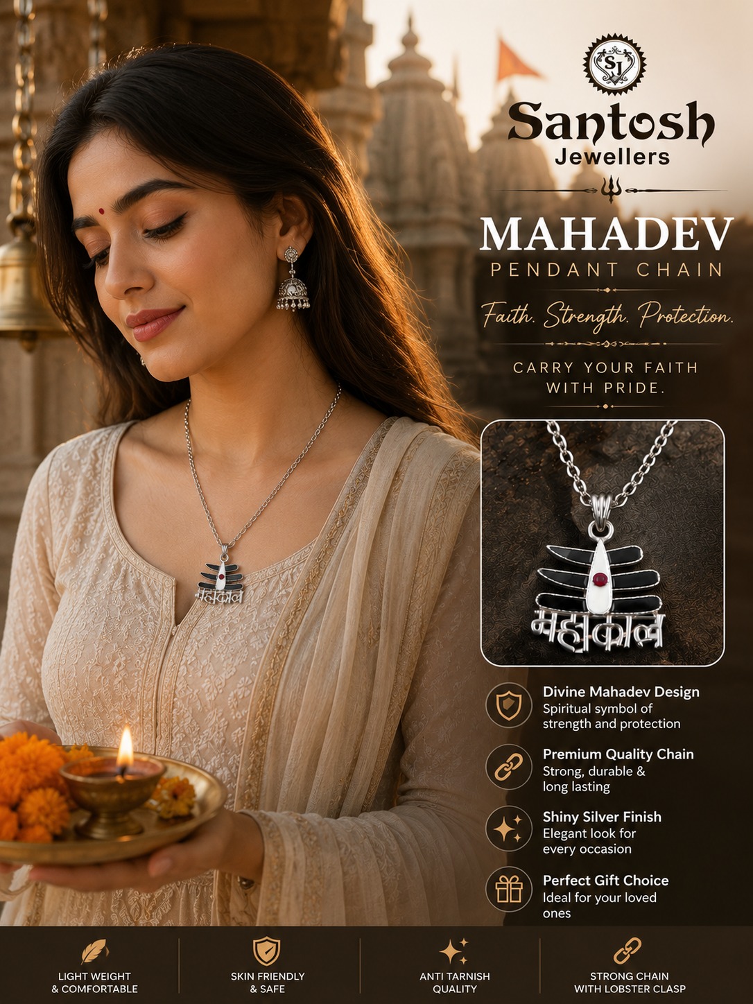 Mahadev Divine Blessings Locket - Image 3