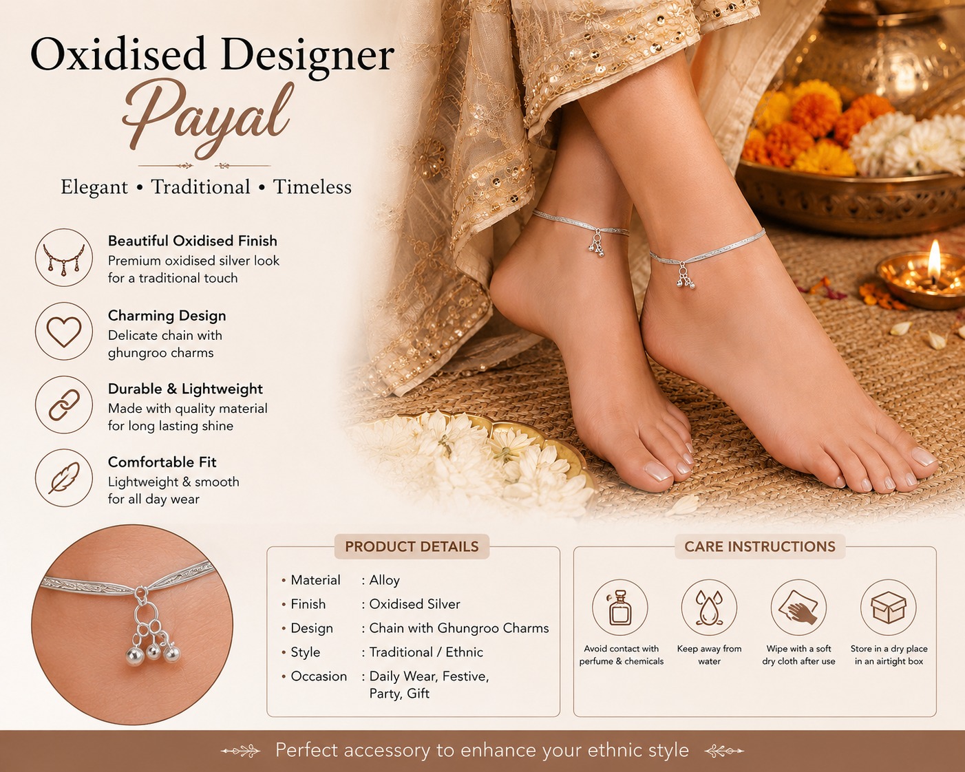 Moonbell Ghungroo Payal - Image 6