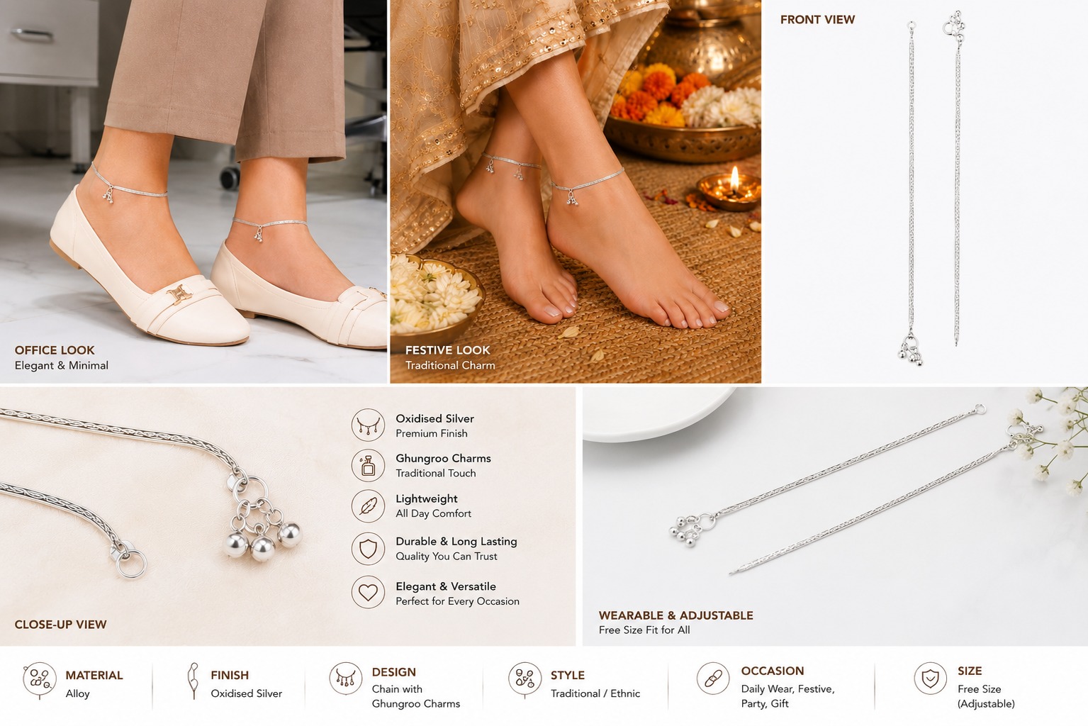 Moonbell Ghungroo Payal - Image 5