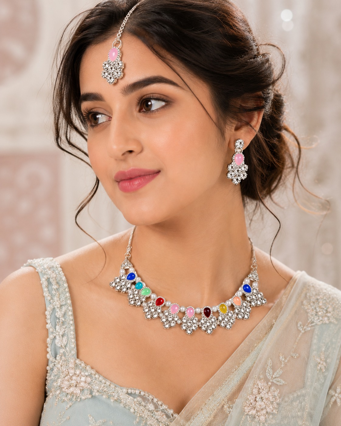 Multicolor Crystal Charm Set - Image 5