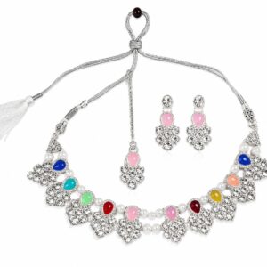 Multicolor Crystal Charm Set