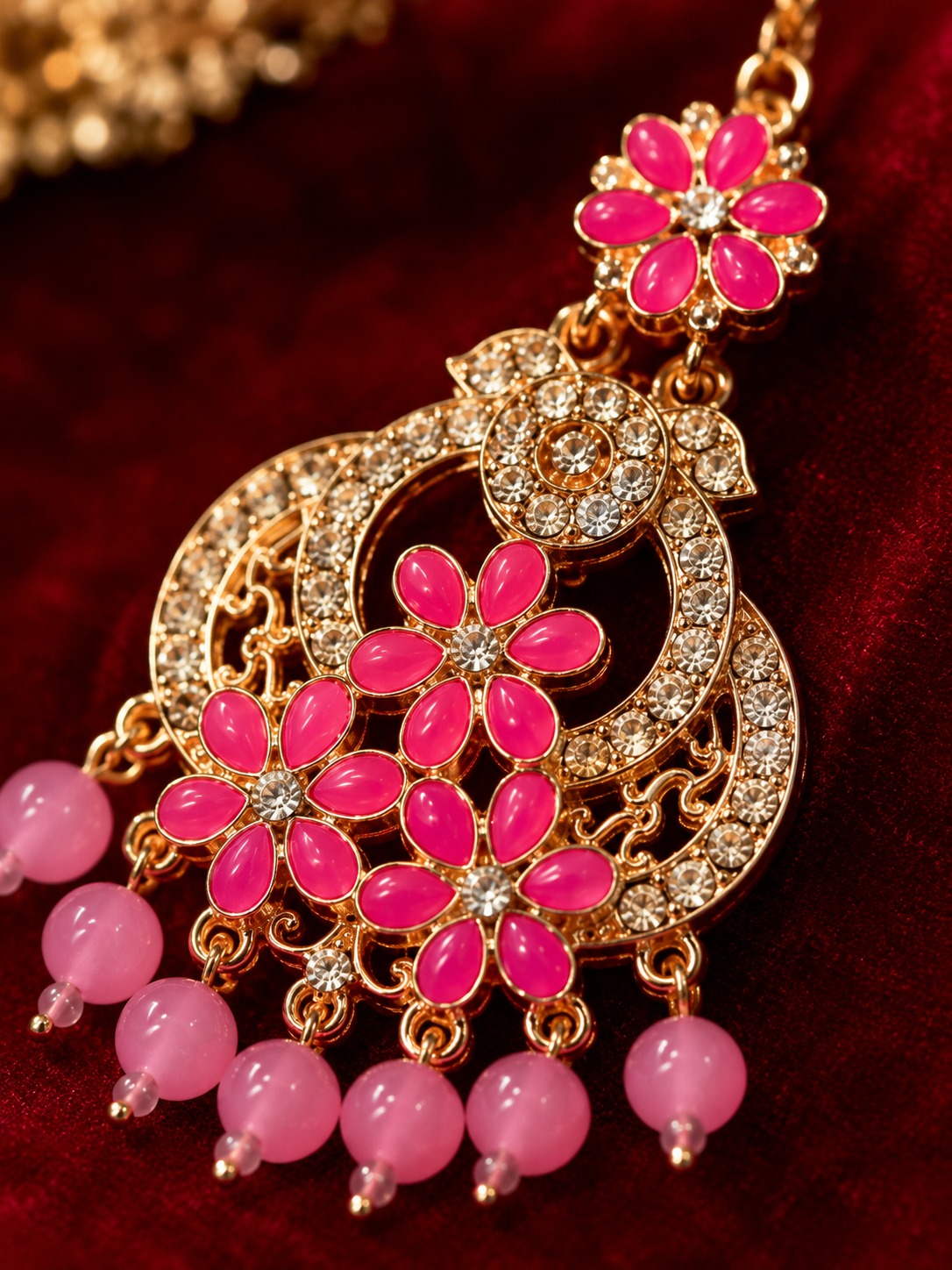 Rani Blossom Maang Tikka - Image 2