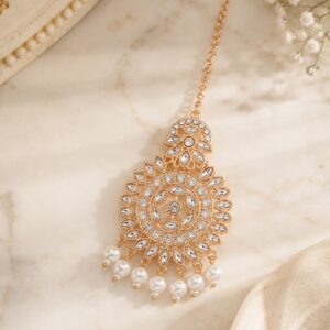 Royal Pearl Charm Maang Tikka
