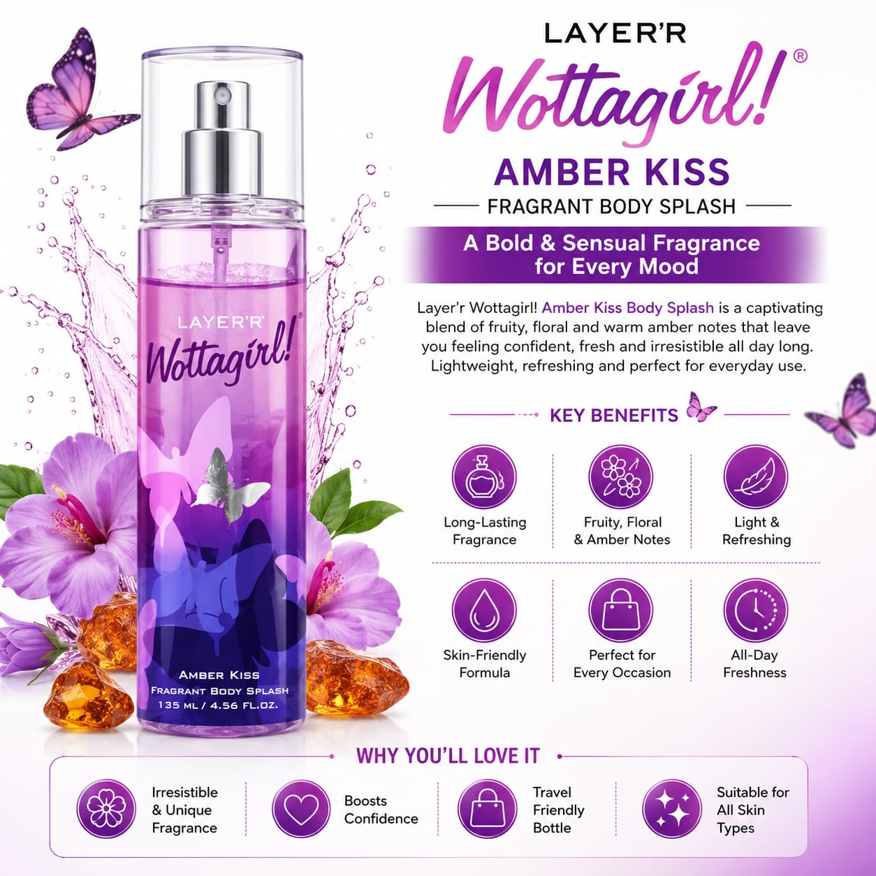 Wottagirl Velvet Twilight Body Splash - Image 3