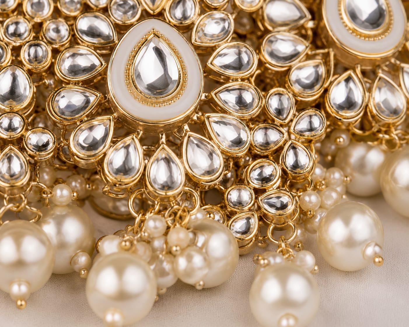 Royal Ivory Kundan Bridal Collection - Image 2