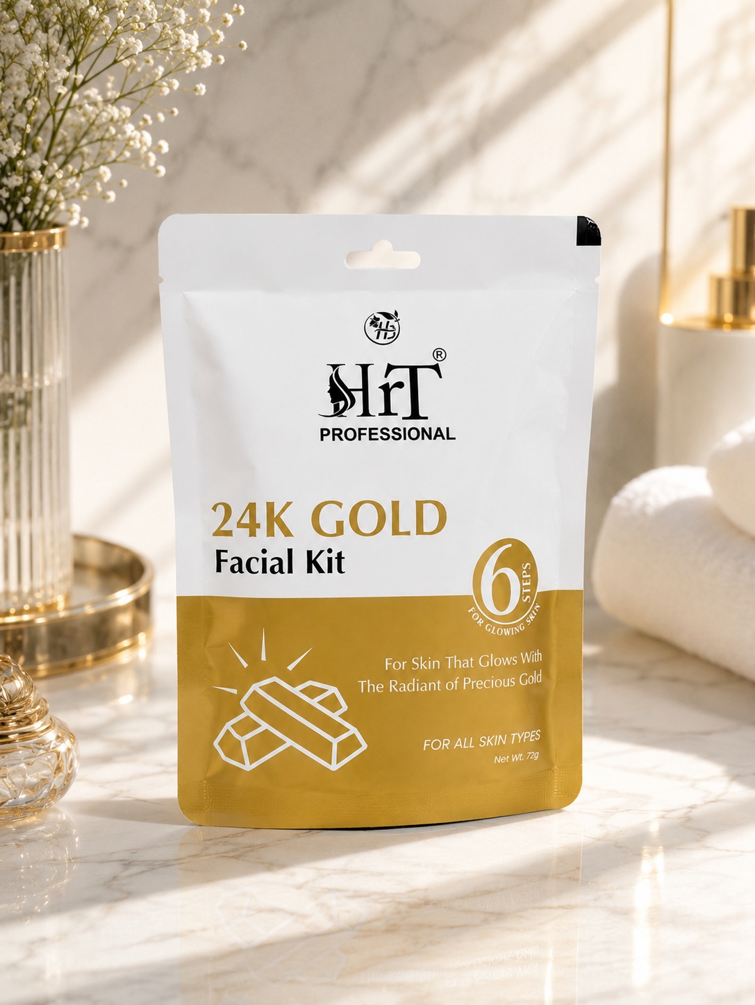 HRT Professional 24K Gold Facial Kit
