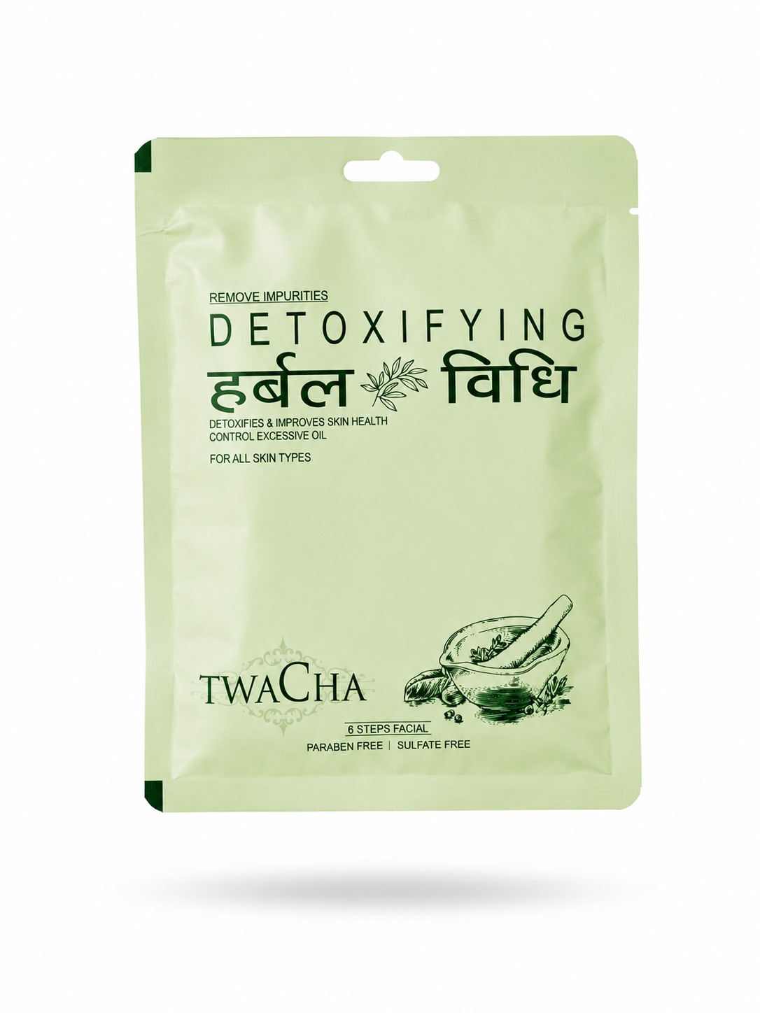TWACHA Detoxifying Herbal Vidhi 6 Steps Facial Kit - Image 4