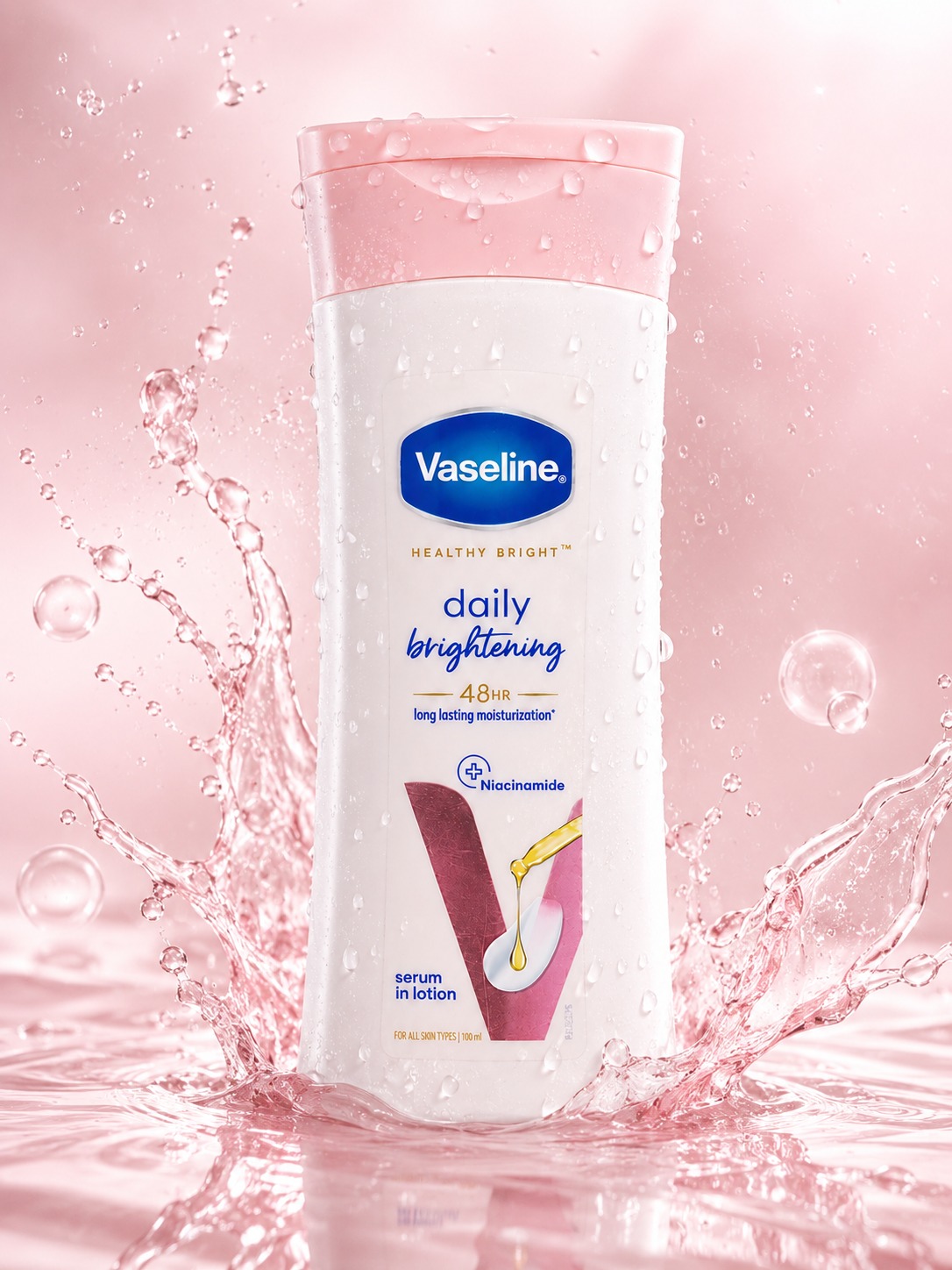 Vaseline Healthy Bright Daily Brightening Body Lotion - Image 2