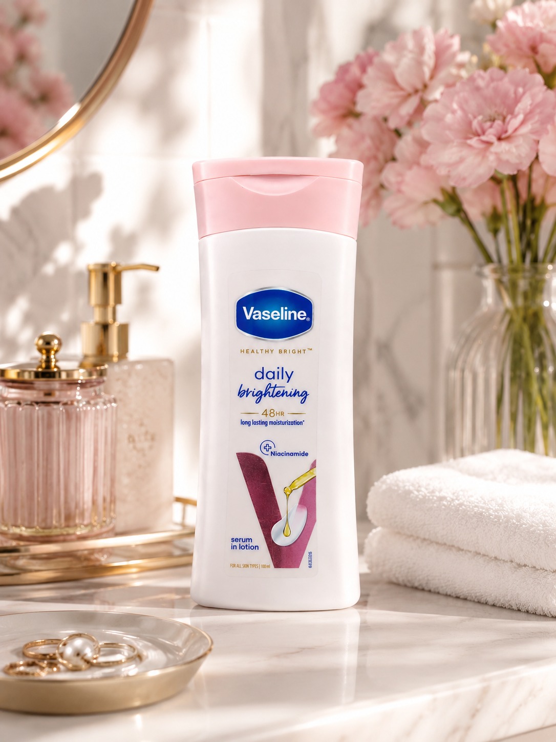Vaseline Healthy Bright Daily Brightening Body Lotion - Image 3