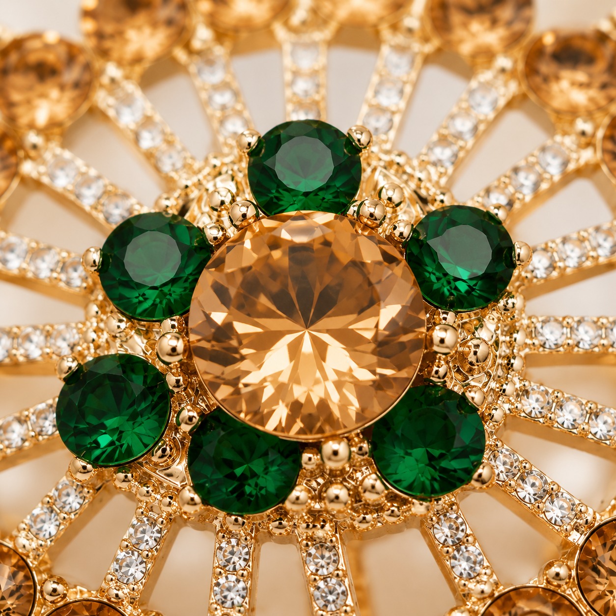 Royal Emerald Crystal Ring - Image 4