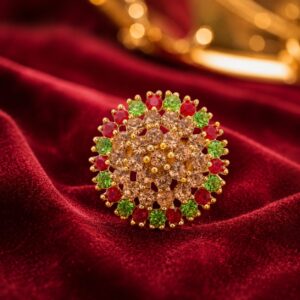 Royal Bloom Crystal Ring