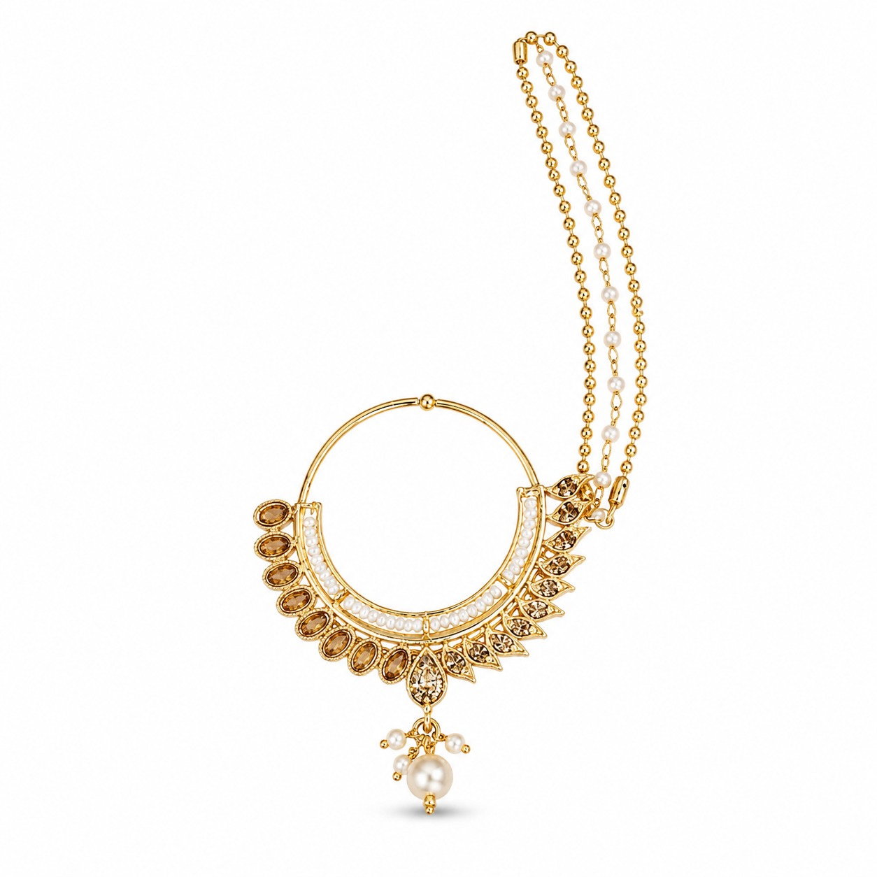 Royal Pearl Leaf Nath - Image 2