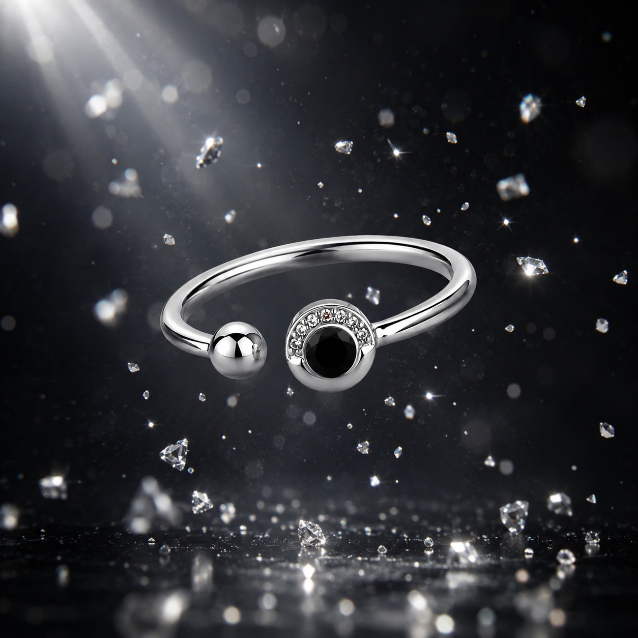 Infinity Noir Ring - Image 4