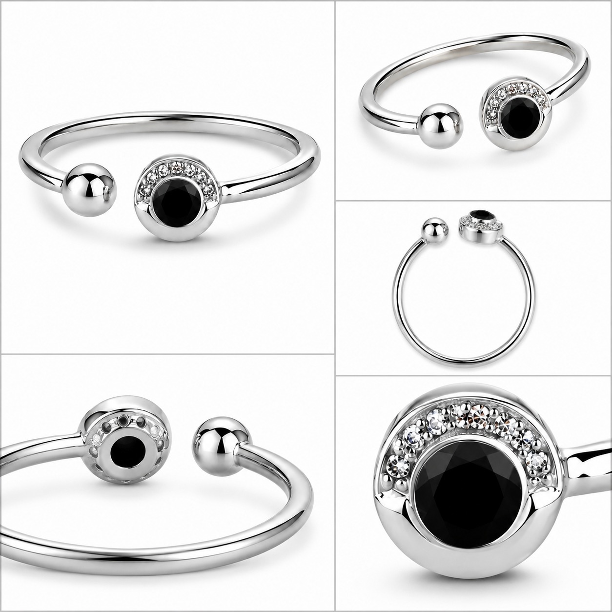 Infinity Noir Ring - Image 3