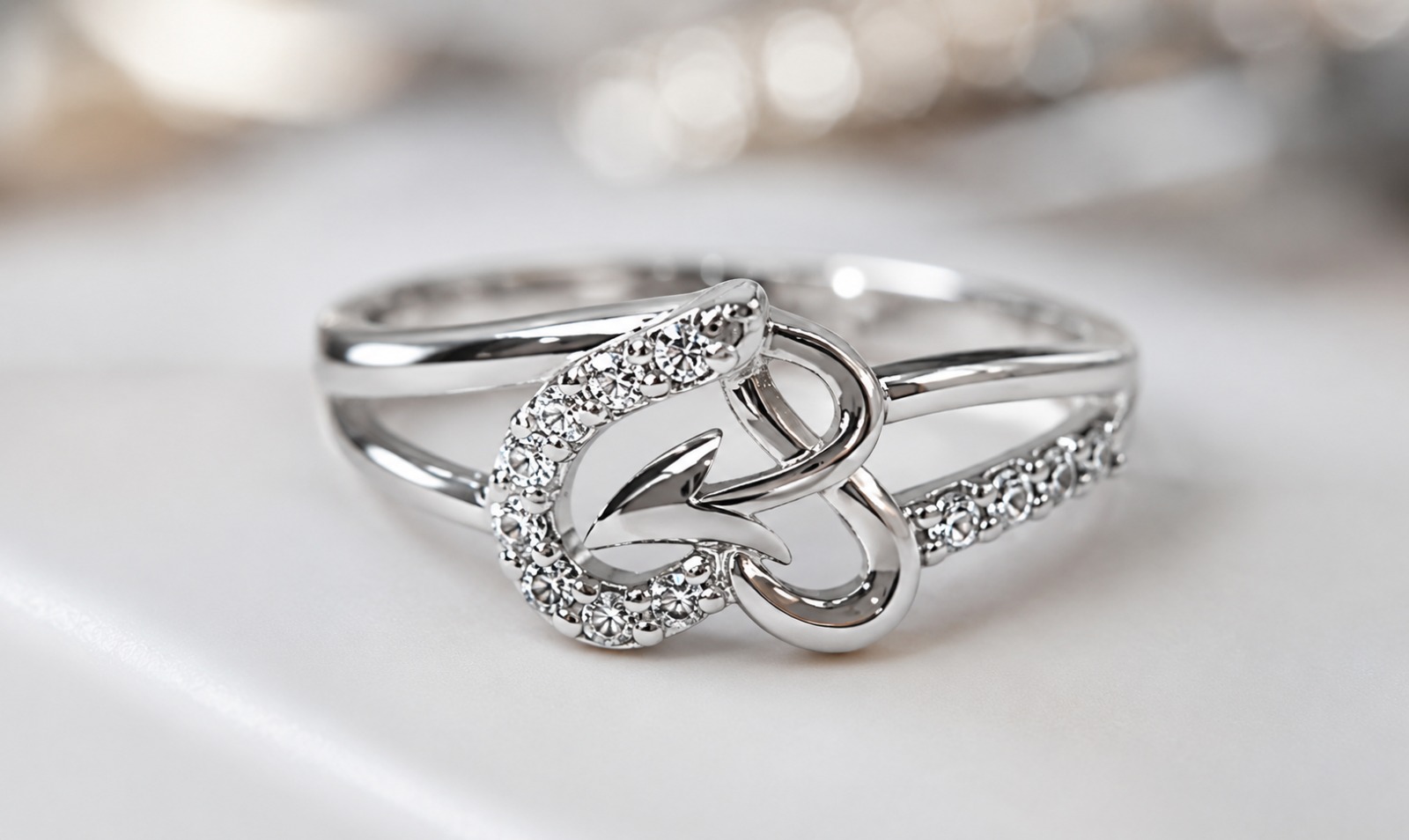 Forever Love Infinity Ring for women with elegant infinity symbol design