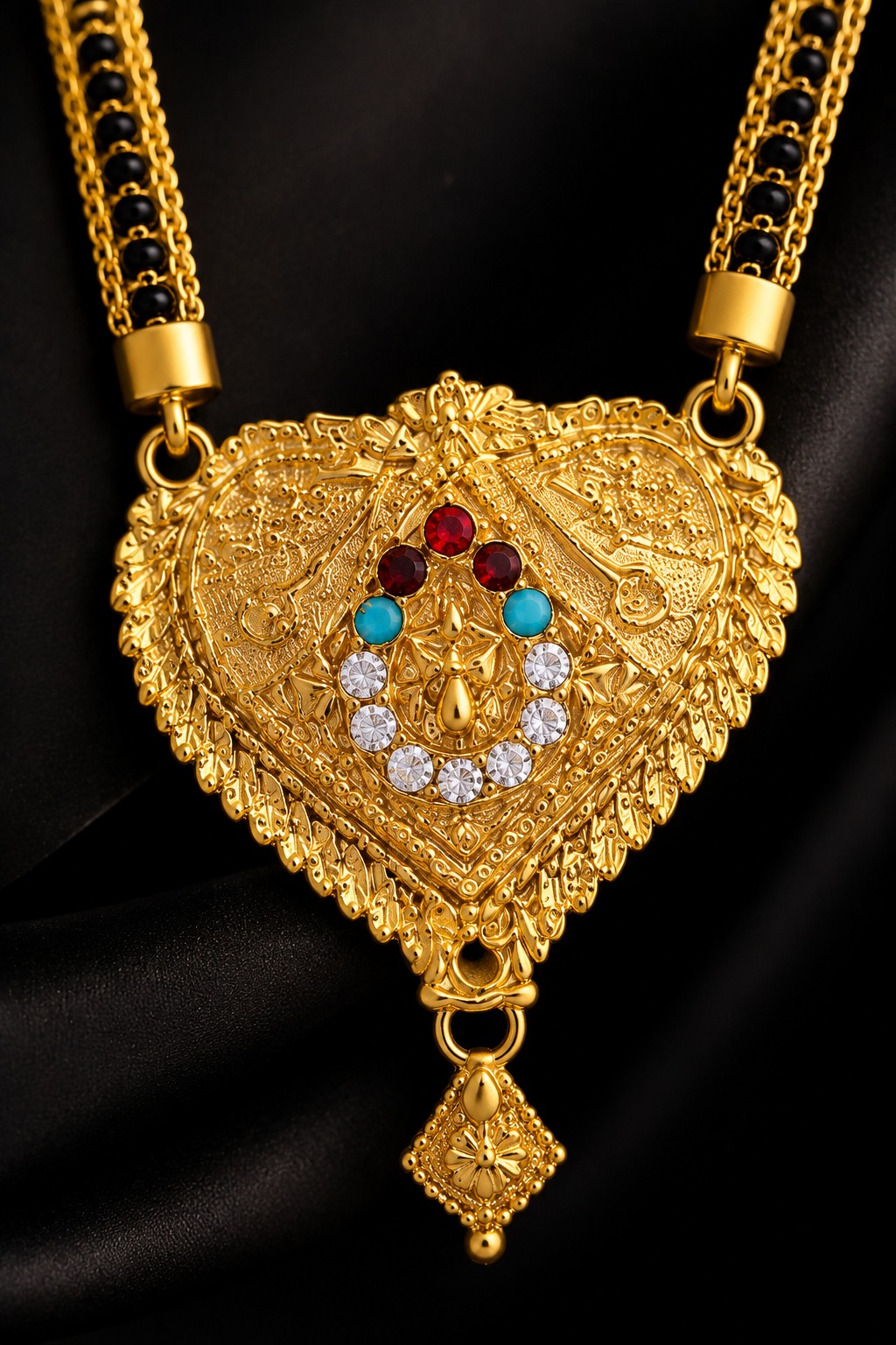 Premium Gold Finish Mangalsutra Necklace for Women - Image 2