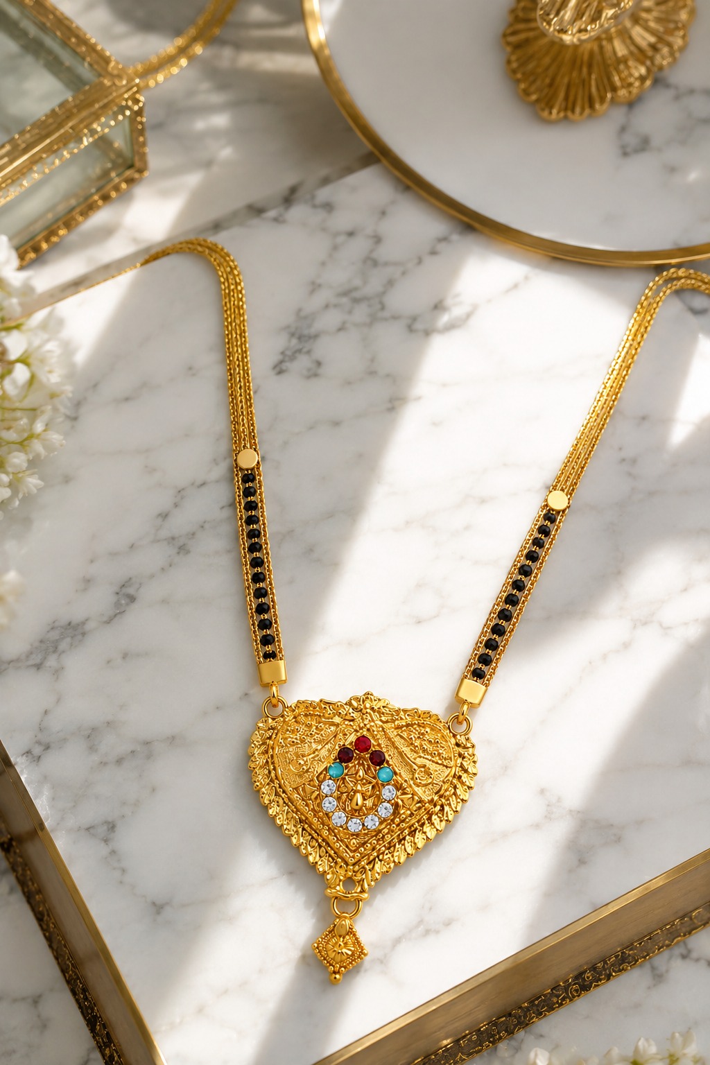 Premium Gold Finish Mangalsutra Necklace for Women - Image 6