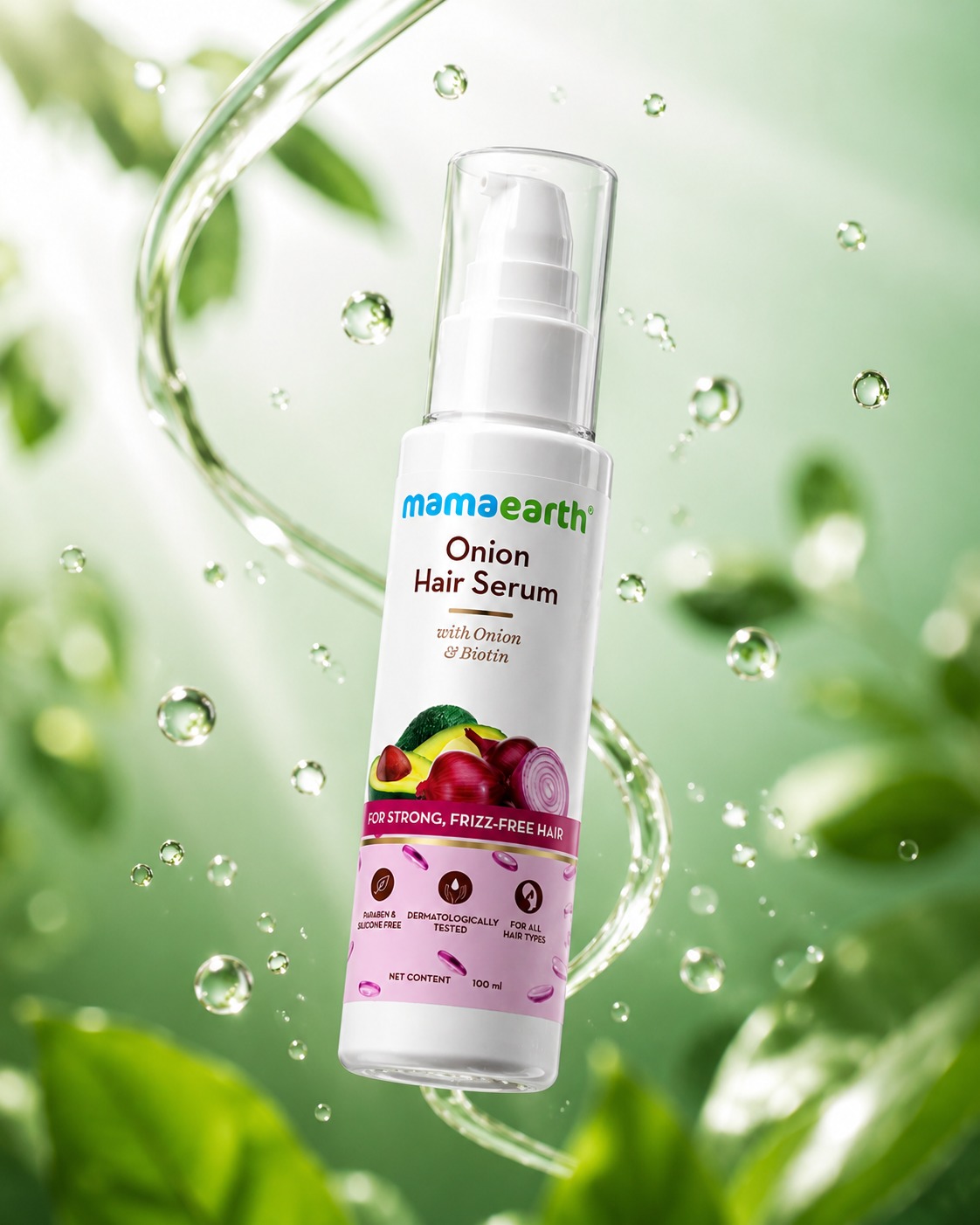 Mamaearth Onion Hair Serum with Onion & Biotin - Image 2