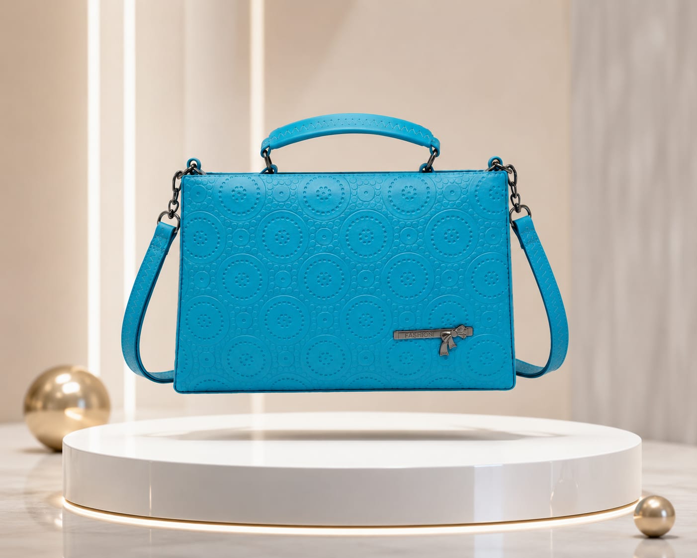 Premium Embossed Women's Handbag - Image 2