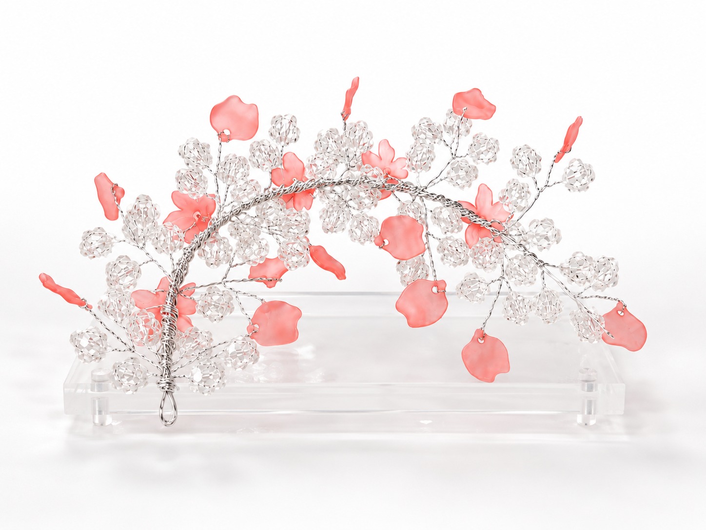 Rosé Crystal Hair Accessory - Image 2