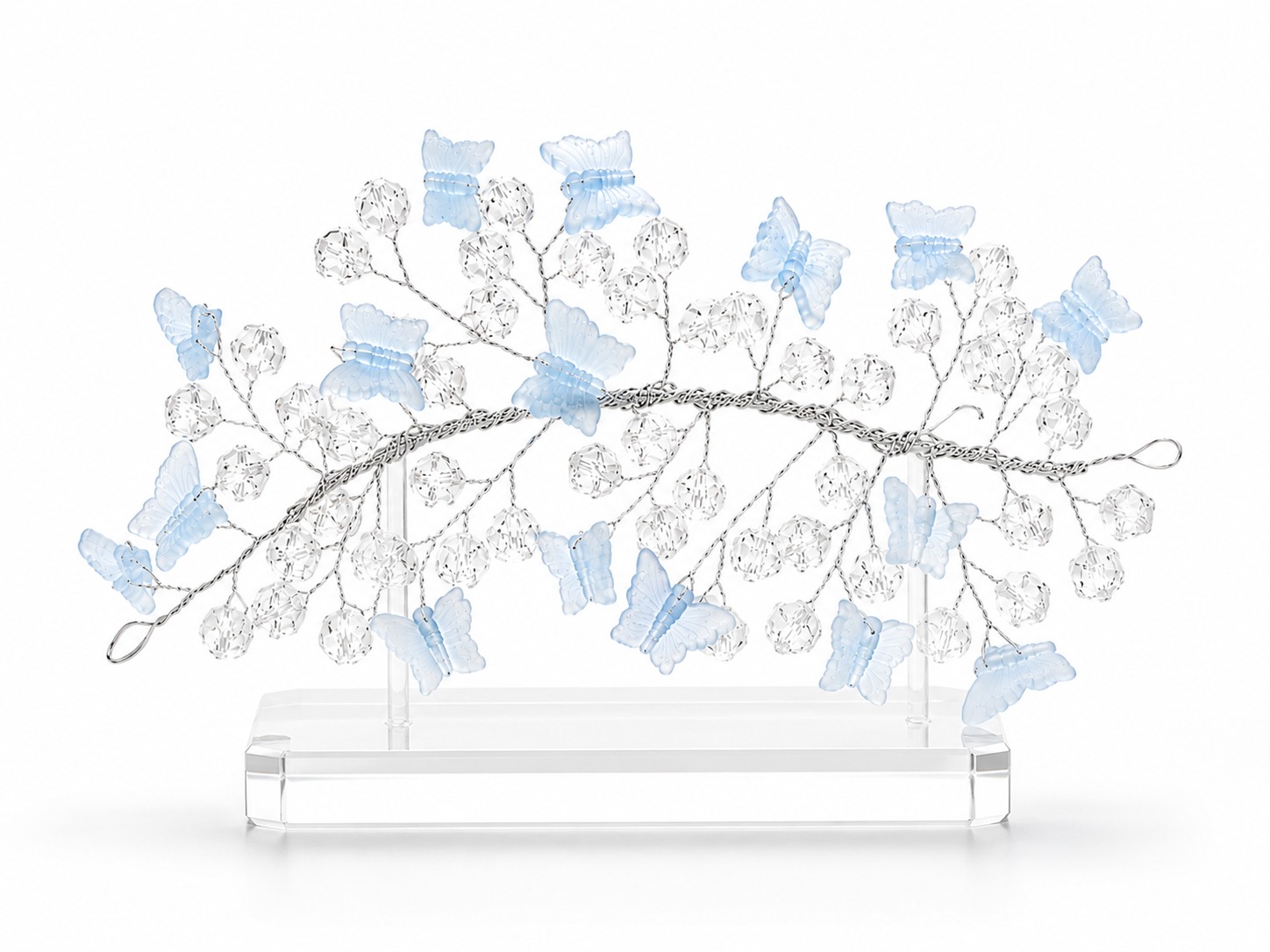 Sky Butterfly Crystal Hair Vine - Image 2