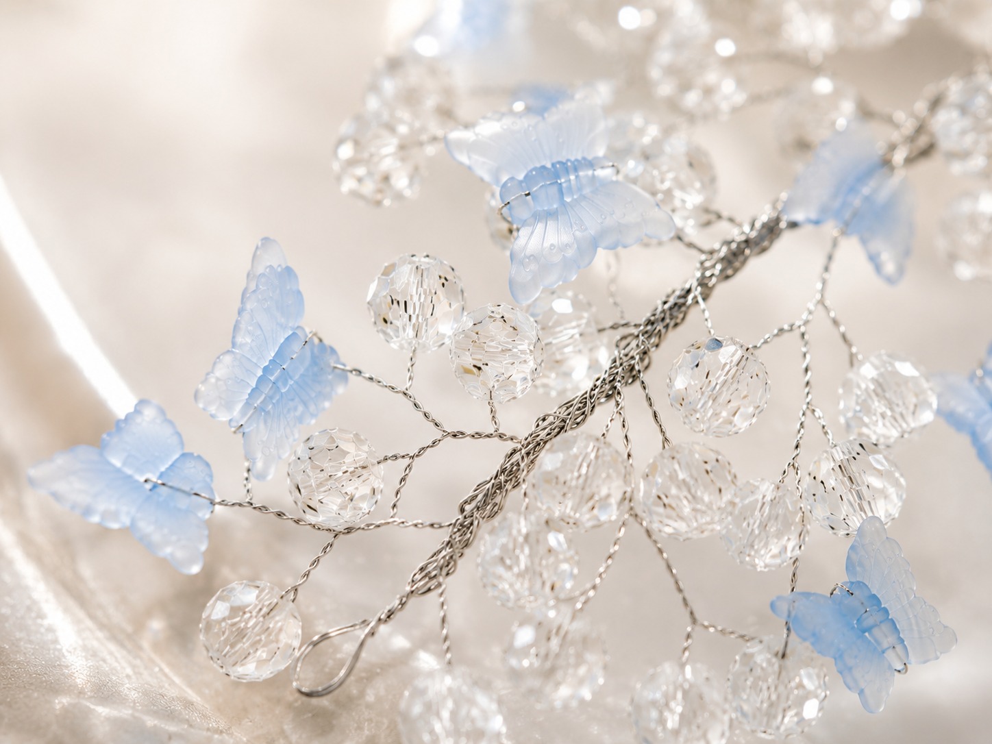 Sky Butterfly Crystal Hair Vine - Image 3