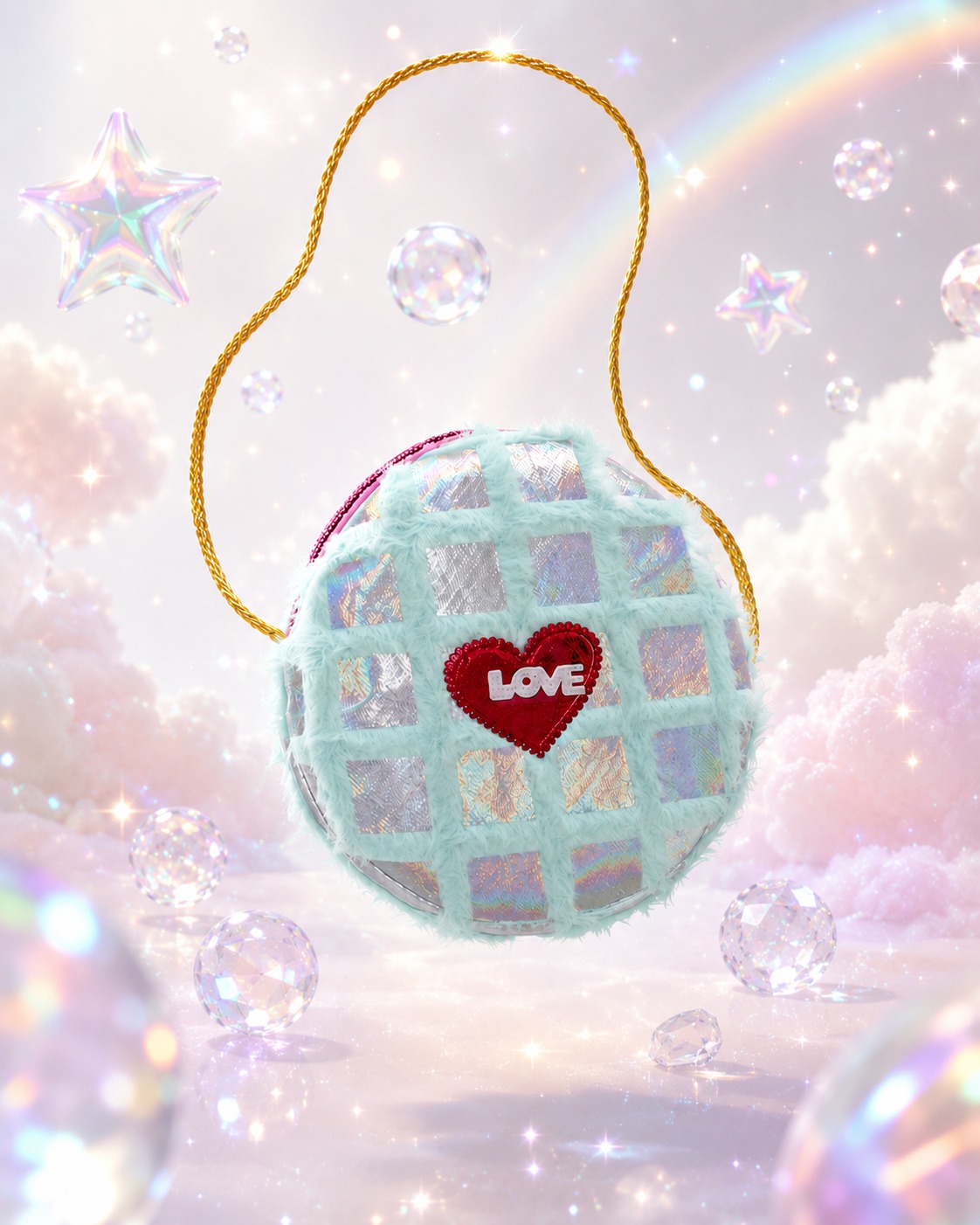 Magic Love Round Sling Bag - Image 4